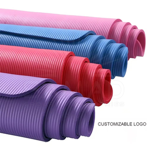 Tapis de yoga en TPE durable à étiquette privée 2025, couleur unie, antidérapant, pour le Pilates, les étirements, le fitness et l'entraînement sportif - Product Image 3