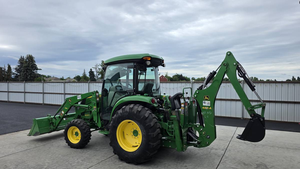 Tracteur John Deere 4066R d'occasion à bon prix avec pelle rétrocaveuse pour travaux agricoles et d'élevage, matériel agricole disponible - Product Image 4