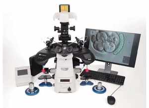 Microscope IVF NOVEL OPTICS avec micromanipulateurs - Grade médical 100-240V AC Certifié ISO/CE - Product Image 4