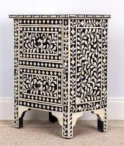 Meuble de rangement élégant en os incrusté, design vintage, fait main, pour la décoration intérieure, fourni directement par l'usine, à prix réduit - Product Image 4