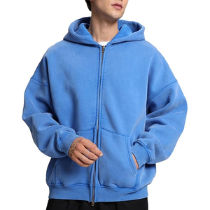 Sweat à capuche zippé personnalisé de qualité supérieure pour hommes vente en gros de vêtements de sport à la mode vêtements de sport d'usine OEM - Product Image 1