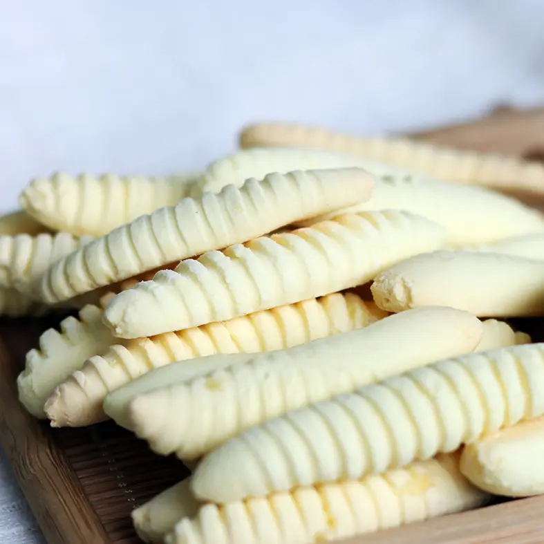 Durian Gearomatiseerde Koekjes Een Schattige Kleine Snack Uit De Kindertijd Knapperig Aan De Buitenkant Maar Smelt In De Mond