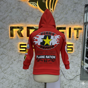 Sweat à capuche imprimé avec fermeture éclair, fabriqué en usine, fabriqué à bas prix, avec une belle qualité par le fabricant, design unique, sweat à capuche pour hommes - Product Image 3