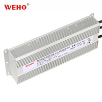 Alimentation électrique à découpage AC/DC industrielle étanche, haute capacité 1800W, entrée 300-500VAC, garantie 3 ans, modèle HVG-1800