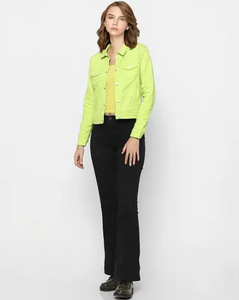 Vestes en jean durables pour hommes Vestes en jean à manches longues pour femmes Vestes en jean décontractées respirantes Coupe ajustée Vestes en jean pour femmes - Product Image 5