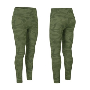 Logo personnalisé de haute qualité taille haute bout à bout entraînement Gym Fitness vêtements de Yoga Sport Leggings sans couture pour les femmes avec poche - Product Image 2