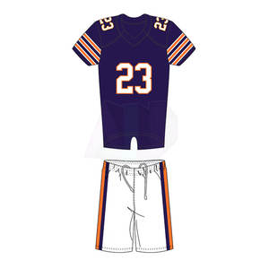 Uniforme de Fútbol Americano de Manga Corta Transpirable, Nuevo Diseño, para Uso Continuo, en Equipo - Product Image 2