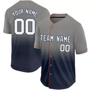 Meilleur Prix Haute Qualité Respirant Conception Personnalisée Baseball Jersey Sportswear Sublimation Technique Motif vierge pour - Product Image 4