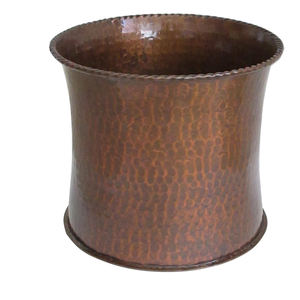 Juego de tendencia superior de 3 macetas de hierro galvanizado para decoración de suelo de hogar y jardín macetas hechas a mano macetas personalizadas para el hogar - Product Image 4