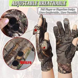 ถุงมือล่าสัตว์ยุทธวิธีกลางแจ้งบุด้านในหุ้มฉนวนและจับปาล์มสำหรับสภาพอากาศหนาวเย็นสั่งซื้อแบบกำหนดเองสำหรับทีม - Product Image 3