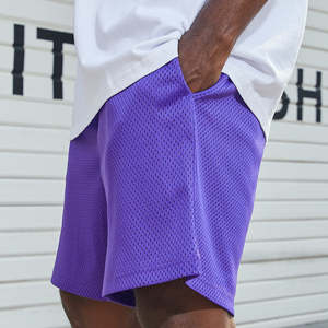 Shorts de basket-ball personnalisés pour hommes de haute qualité, respirants et à séchage rapide, en maille - Product Image 6