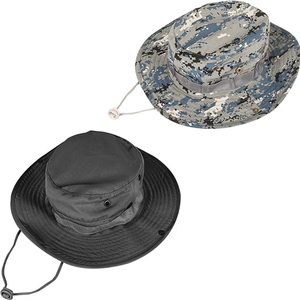 Hot Selling Custom Boonie <b>Hat</b> for Men <b>Women</b> Double Sided Embroidery Logo for <b>Sun</b> Travel Outdoor Cycling Daily Use Fishing - Product Image 1