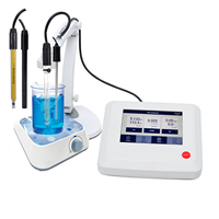 Analyseur d'eau multi-paramètres PH Mètre Écran tactile Liquide pH ORP Machine de mesure de la conductivité