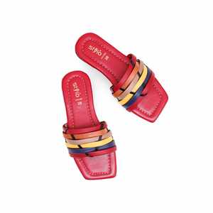 Pantoufles sport décontractées marron pour filles KD5386 - Product Image 1