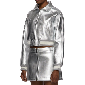 Custom Men Leather Biker Jacket Zipper Style High Quality PU Motorcycle Fashion Outerwear OEM ODM Private Label Factory Supplier - Product Image 5