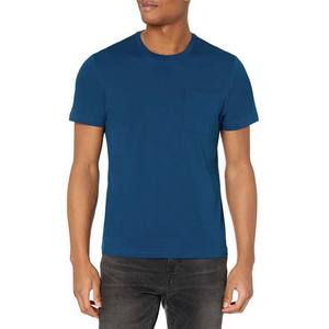 Vêtements pour hommes de couleur unie classique coupe régulière poids lourd 100% coton t-shirts été t-shirts pas cher prix toutes les tailles - Product Image 4