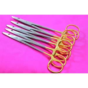 Juego de Porta Agujas Olsen Hegar Manuales de Acero Inoxidable, 5 Piezas, 6 Pulgadas, Carburo de Tungsteno, Instrumentos Quirúrgicos de Sutura, Certificación CE - Product Image 4