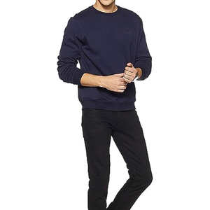 Sweat-shirt personnalisé Chemise lourde pour homme Col ras du cou Pull-over en polaire chaude Chemise à col côtelé - Product Image 1