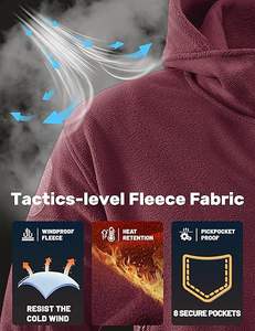 Vestes d'hiver épaisses de haute qualité en tissu softshell, vestes softshell coupe-vent, vestes softshell imperméables pour le sport en plein air - Product Image 2