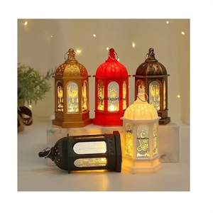 Linternas de vela de metal y vidrio de alta venta en varios colores para el hogar Ramadán Iluminación Decoración Linternas de velas - Product Image 4