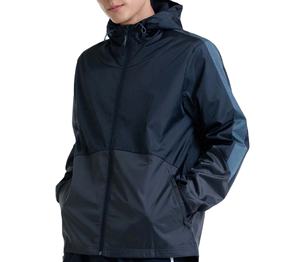 Chaqueta cortavientos deportiva para hombre de alta calidad, a prueba de viento, con logotipo personalizado y cremallera. - Product Image 1