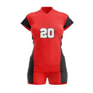 Créez votre propre chemise de volley-ball respirante/Short personnalisé à manches courtes, uniforme de volley-ball et de Badminton par Sublimation - Product Image 2