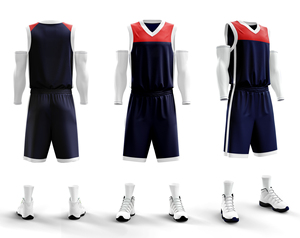 Ensemble de maillots de basket-ball personnalisés en gros, design rétro, impression numérique, respirant, 100% polyester, pour compétition d'équipe - Product Image 5