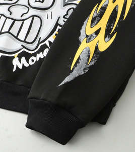 Ensemble sweat-shirt et pantalon de survêtement pour homme Up-Felt-Impex, imprimé dessin animé personnalisé, design décontracté à épaules tombantes avec cordon de serrage - Product Image 3