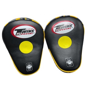Top Quality Professional Twins Custom Made Breathable <b>Comfortable</b> Leather Punching Pads Custom Logo Focus Mitts for Muay Thai - Product Image 5