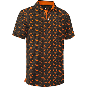 Camiseta de Manga Corta para Hombre 2025, Ecológica, con Estampado por Transferencia de Calor, Tejido de Punto Suave y Transpirable, Holgada, para Golf - Product Image 1