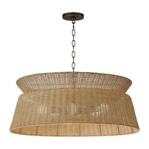 Lampada da soffitto appesa fatta a mano in <span class=keywords><strong>Rattan</strong></span> bronzo scuro decorazione per la casa lampada a sospensione per comodino soggiorno ristorante - Product Image 4