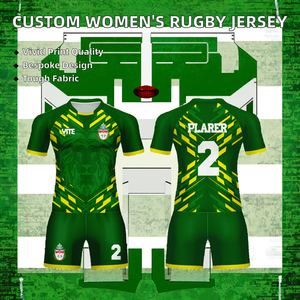 Conjunto de uniforme de rugby para mujer con impresión por sublimación personalizada al por mayor - Product Image 4