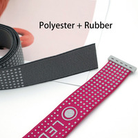 Sangle en Polyester recyclé, tissé sur mesure, stabilisé aux UV, couleur imperméable, élastique, pour lampe frontale