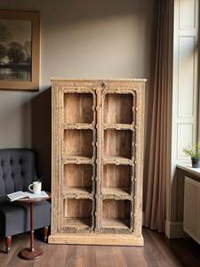 Estantería de Madera Tradicional, Estantería Vintage Hecha a Mano, Elegancia para Sala de Estar, Decoración Combinable - MOQ 1 Contenedor Únicamente - Product Image 5