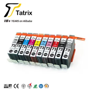 ตลับหมึกเครื่องพิมพ์ที่รองรับสี Tatrix PGI73 PGI-73 สําหรับ Canon PIXUS Pro-10