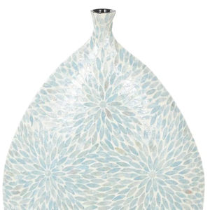 Vase d'incrustation de coquille de nacre à large ventre de luxe pour décor de mariage pièce maîtresse de hall d'hôtel à la main ornement de maison classique - Product Image 1