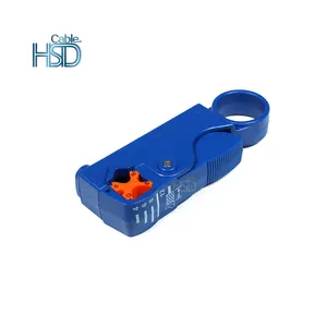 Hot Sale Networking Tools Cable Cutter Stripper for Coaxial Cable RG59 RG6 Automatic Cable Wire Stripper