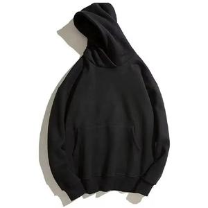 Sudadera de talla grande para hombre, sudaderas con capucha, Jersey, sudaderas con capucha de lana, sudaderas con capucha en blanco de gran tamaño, logotipo personalizado básico, mezcla de algodón - Product Image 3