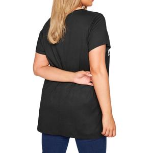 T-shirt en coton uni de qualité supérieure pour femme, à manches courtes, design unique, collection été 2026 - Product Image 5