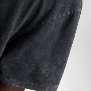 Camiseta de talla grande transpirable de alta calidad, camiseta recortada de corte cuadrado para hombre, diseño informal de gran tamaño personalizable en blanco - Product Image 6