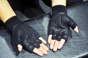 Gants de sport demi-doigts de haute qualité pour les séances d'entraînement en salle de sport, logo personnalisé, gants de musculation, meilleur équipement de fitness en gros - Product Image 3