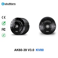Moteur servo intégré à double encodeur Cubemars AK60-39 V3.0 KV80 72Nm à couple élevé, antidéflagrant, pour articulation robotique sans balais