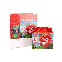 Boîte en Carton pour fruits, emballage pour fruits, produits frais, 50 pièces