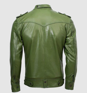 แจ็กเก็ตหนังสำหรับผู้ชายเสื้อแจ็กเก็ตหนังแท้สำหรับผู้ชายเสื้อแจ็กเก็ตสำหรับผู้ชายขนาดพลัสไซส์ออกแบบโลโก้ได้ตามที่ต้องการ - Product Image 2