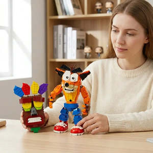 Crash Bandicoot MOC para Set de Lego Hecho de Plástico Resistente - Product Image 3