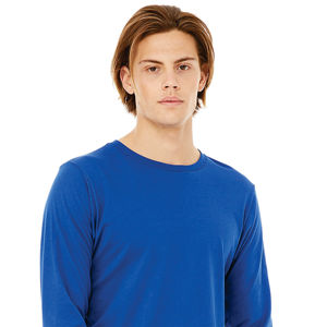 Camiseta de Jersey de manga larga unisex-True Royal, 100% algodón Airlume, 4,2 oz - Product Image 4