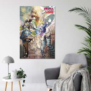 Jojo's Bizarre Adventure Anime <b>Poster</b> Joseph and Ceasar - Product Image 2