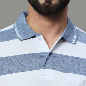 Vente en gros OEM 100% coton pour hommes polos avec logo personnalisé manches courtes anti-rides coupe confortable vêtements de sport de bureau - Product Image 4