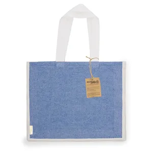 Borsa Promozionale Ecologica in Cotone Riciclato e Juta - Talara - Product Image 1