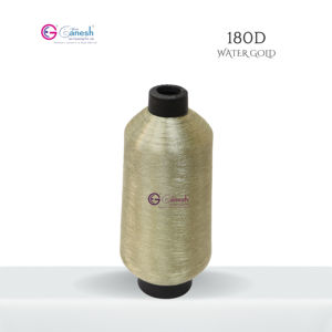 Water Gold Lurex <b>Yarn</b> Jari <b>Metallic</b> Kasab Embroidery Polyester <b>Yarn</b> High-Shine <b>Metallic</b> <b>Yarn</b> - Product Image 2